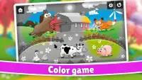 Farm Animals Color Scratch for kids & toddlers 🚜 Screen Shot 2