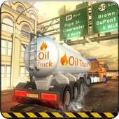 तेल टैंकर कार्गो ट्रक ड्राइवर