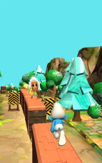 Subway Smurf Dash - Jungle Run Adventure Screen Shot 0