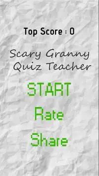 Scary Granny Math Quiz Teacher Screen Shot 0