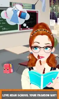 High School Girl: Beauty Salon Screen Shot 1