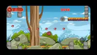 Aventurero rojo Bola divertida - deslizadera juego Screen Shot 2