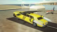Flying Limo Car Simulator Screen Shot 1