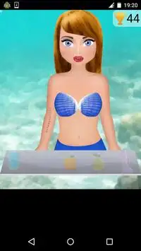 マーメイド水泳手術ゲーム Screen Shot 1