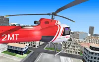 City Helicopter Fly Simulation Screen Shot 6