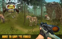 Lion Sniper Memburu Permainan - Safari Animals Screen Shot 1