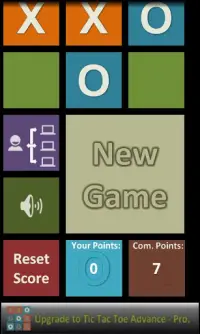 Tic Tac Toe Advance - Free Screen Shot 1