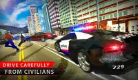 US Police Car Chase Cop Robot Transform Simulator Screen Shot 7