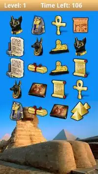 Memory: Egyptian Artifacts Screen Shot 1
