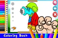 Art Cartoon Zombie Plant vs Painting Book Screen Shot 4