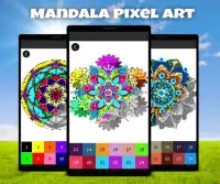 Mandala Color by Number: Mandala Pixel Art Screen Shot 0