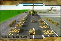 सेना के हवाई जहाज टैंक ट्रांस Screen Shot 1