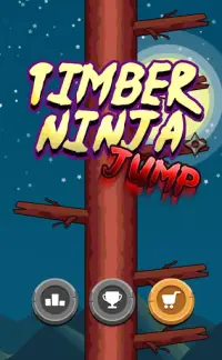เกะนินปีนต้นไม้ Timber Ninja Screen Shot 0