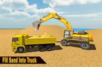 Sand Excavator Truck Sim 2017 Screen Shot 6