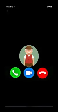 Fake Call From Grandpa Prank Simulator Screen Shot 0