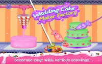 صانع كعكة الزفاف - مصنع الطبخ Screen Shot 2