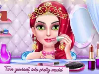 Fashion Model Makeup Salon : Girls Makeover Game Screen Shot 6