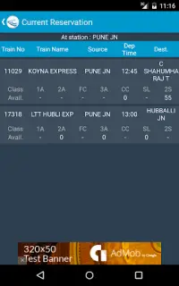Indian Rail Train Status Screen Shot 21