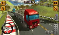 Truck UpHill Climb 3D - truck driving in mud Screen Shot 0