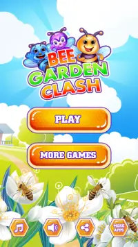 Bee garden clash Screen Shot 0
