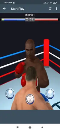 Super juego de boxeo Screen Shot 1