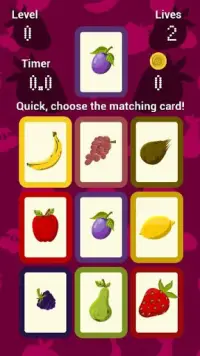 Memoria: Fruit Mania - A Game For Seniors Screen Shot 2