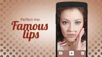 Perfect me: famous lips Screen Shot 0
