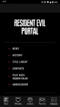 Resident Evil Portal Screen Shot 1