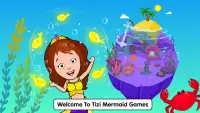 나만의 Tizi 마을 - 아이들을 위한 수중 인어 게임 Screen Shot 0