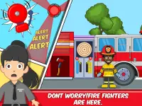 Finge mi estación de bomberos: vida de bombero Screen Shot 5