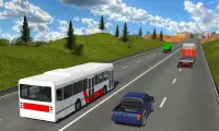 Racing In Bus 3D Screen Shot 2