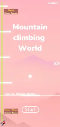 Mountain Climbing World Screen Shot 0