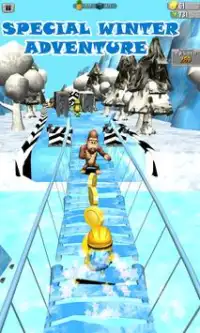 Free Minion Banana - Winter Dash Adventure Screen Shot 0