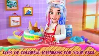 Unicorn Ice Cream Cake Maker : Sweet Dessert Shop Screen Shot 1