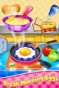 Breakfast Cooking - Kids Game Screen Shot 0