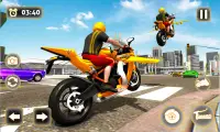 Flying Motorbike Taxi Driving Screen Shot 1