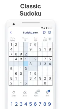Sudoku.com - Classic Sudoku Screen Shot 0