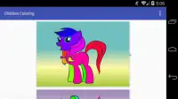 Live coloring cartoon "Pony" Screen Shot 3