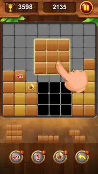 Hout blok Legende - Blokkeer Puzzel Screen Shot 7