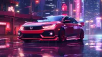 Honda Civic : Car Racing Games Screen Shot 3