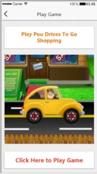 Pou Drives To Go Shopping Screen Shot 1