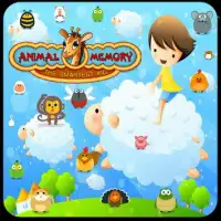 Animals memory game for kids Screen Shot 0