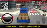 Mini kierowca Truck przewóz 3D Screen Shot 1