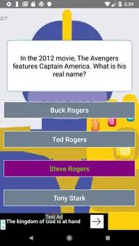 Endgame Quiz Avengers - Superhero Screen Shot 3