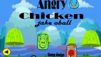 Angry Chicken Super Knock Down Super hungry birds Screen Shot 1