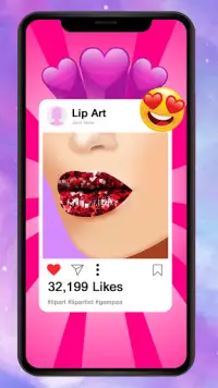 Lip Art Makeup Beauty Game - L Screen Shot 1