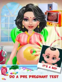 Indian Mom Pregnant Emergency Check Up Simulator Screen Shot 1