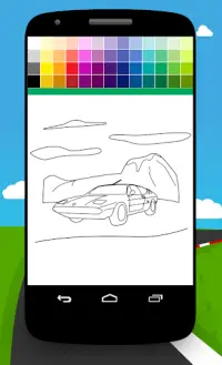 Cars Coloring Screen Shot 3