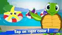 Preschool Learning Colors for Kids - Turtle Jump Screen Shot 1