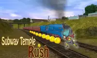 Subway Temple Train Rush Game Screen Shot 0